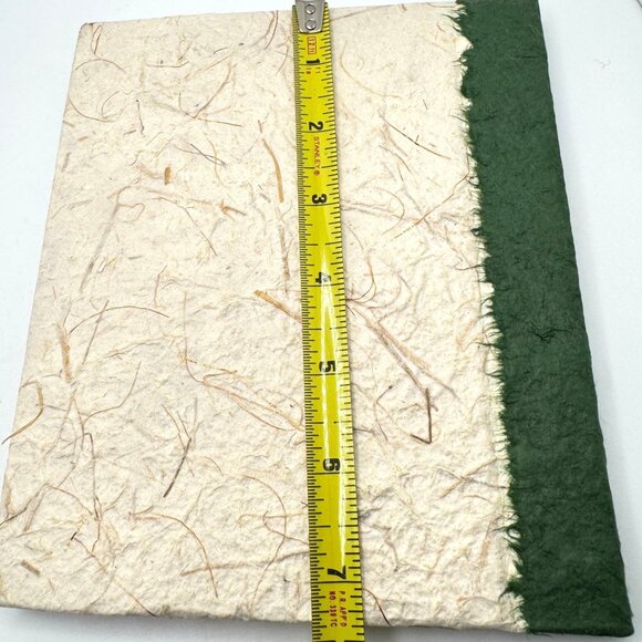 Handmade Journal Leaf DesignTwig Accents Eco-Friendly Paper Rustic 6.25" x 7.5" - Picture 3 of 9